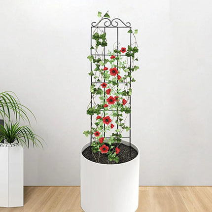 Plants Support Metal Trellis Black Iron Wire Vine Plants Trellis for Garden Enthusiasts Lovers