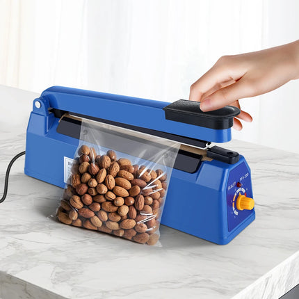 200mm 110/220V Heat Seal Machine Household Impulse Vacuum & Power Suction Food Meat Plastic Bag Sealer Kitchen Fruit Storage