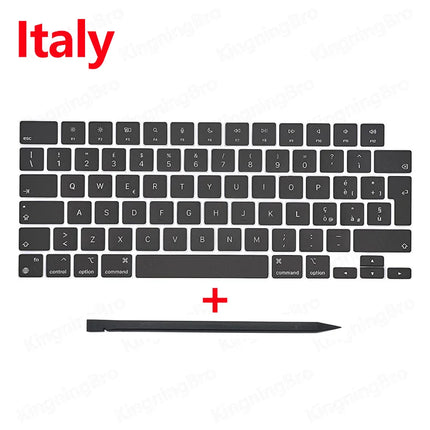 New Replacement Keyboard Keys Keycaps For Macbook Air 13" M2 A2681 Keycap Key Cap UK US RU ES FR IT DK NO DE KR PT HU 2022