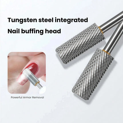 1pc Tungsten Steel 5.35mm Barrel Shaped Nail Drill Bit for Nail Art Accessories