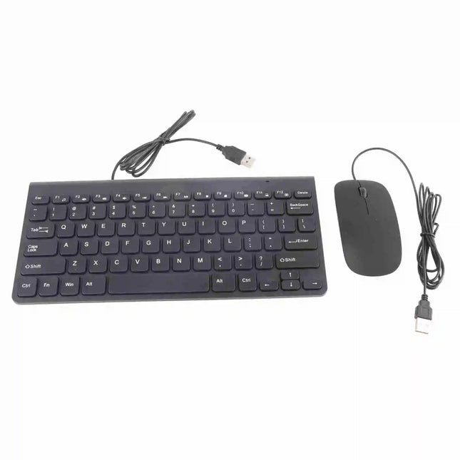 Ultra Thin USB Wired Keyboard Optical Mouse Mice Set Combo for PC Laptop Keyboard Mouse Keyboard Mouse Combo USB - product im