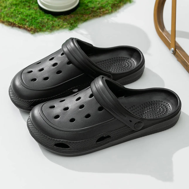 Clogs Women Sandals Summer Casual EVA Lightweight Outdoor Women's Shoes Anti Slip Thick Sole Beach Slides Casual Garden Shoes