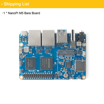 NanoPi M5 Open-sourced Mini Single Board Computer Rockchip RK3576 SoC Dual Gbps Ethernet Port Supports UFS Modules M.2 SDIO WiFi
