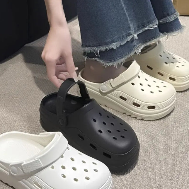 Women Home Slippers Garden Clogs Shoes Men's Sandals Flip Flops Summer Outdoor Couple Beach Slipper Closed Toe Non Slip Sandals