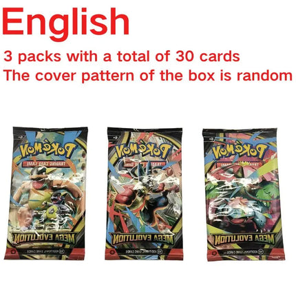 10/30/60/360PCS English Pokémon TCG: Mega Evolution Perfect order Phantasmal Flames Ascended Heroes Booster Box Pokemon card