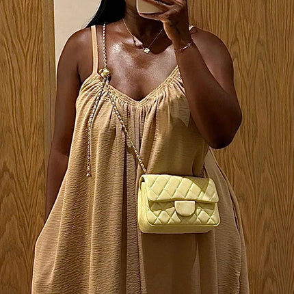 Long Dress Women Sling Dresses A Line Vestidos Y2k Streetwear V Neck Sleeveless Casual Loose Elegant Party Night Work 2026