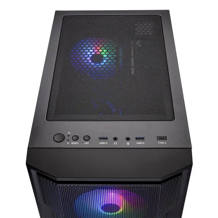 Skytech Gaming Shadow Gaming PC, AMD Ryzen 7 5700 3.7GHz, NVIDIA RTX 5060 Ti 8GB VRAM, 1TB NVMe SSD, 16GB DDR4 RAM 3200, 650W GOLD PSU, Wi-Fi, Win 11, Desktop