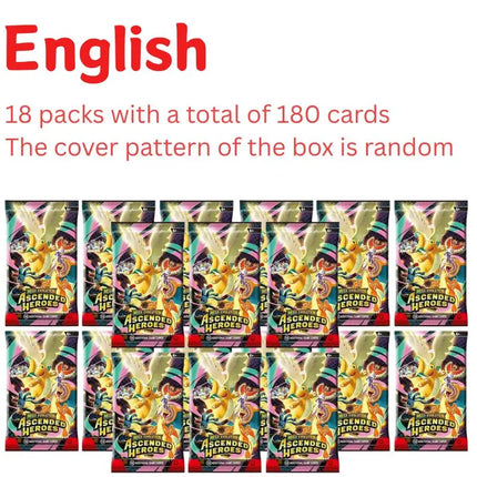 10/30/60/360PCS English Pokémon TCG: Mega Evolution Perfect order Phantasmal Flames Ascended Heroes Booster Box Pokemon card