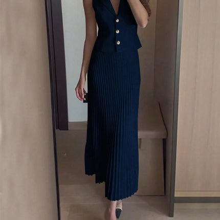 Women's Business Suit Set, Elegant Blazer & Skirt, Professional Office Wear, Stylish Women's Clothing for Work & Formal Events