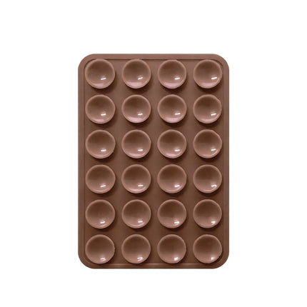 Double Side Silicone Suction Pad For Mobile Phone Fixture Suction Cup Backed Adhesive Silicone Rubber Sucker Pad For Fixing