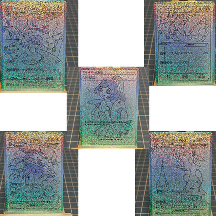 Diy Self-control Ptcg Pokemon 30th Charizard Eevee Gyarados Vincent Van Gogh Pikachu Fan Art Trading Anime Collection Cards Toy