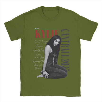 Men Kylie Cantrall T Shirts Collide Tour 2025 100% Cotton Clothing Hipster Short Sleeve Round Collar Tees Classic T-Shirt