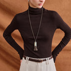 HIgh Neck-Brown / XS