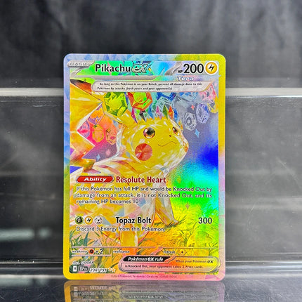 Foil PKM Single Cards Pikachu Charizard EX Bubble Mew Game Rare Collection Cards PTCG Rainbow Proxy Cards