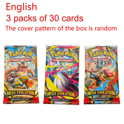 360Pcs Pokemon Card MEGA EVOLUTION Lucario Prismatic Evolutions Game Cartoon English Booster Battle Transaction Card Gift
