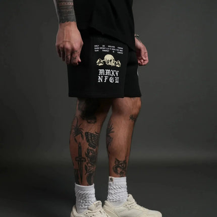 Summer Casual Fashion Jogger Shorts Men Cotton Breathable Loose Beach Short Pants Comfortable Gym Basketball Sport Street Shorts