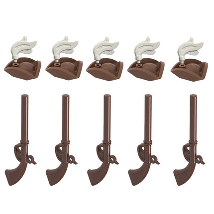 MOC Medieval Military Weapons Building Blocks Parts Castle Knights Soldier Sword Bow Crossbow Helmet Spear Model Bricks Boy Toys