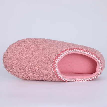 Litfun Soft Women Slippers Winter Warm Fashion Casual Slippers Outdoor Wear-resistant Rubber Sole Shoes Indoor Flat Women Shoes