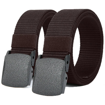 Military Automatic Buckle Nylon Belt Outdoor Hunting Multifunctional Tactical Canvas Belt High Quality Men Belt