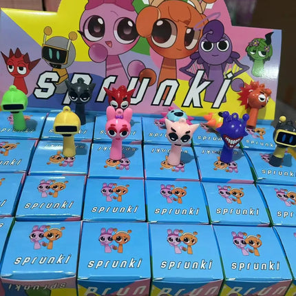 2026 New HOT Sprunki Blind Box Set Cartoon Hot Games Collectible Doll Toy Sprunki Game Anime Action  Children Birthday Gifts Toy