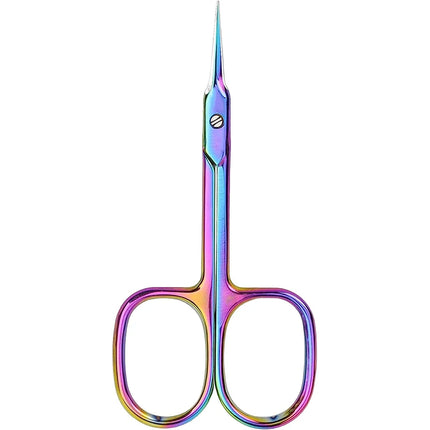 Russian Manicure Scissors Cuticle Regrowth Cut Curved Tip Nail Pedicure Grooming Professional Stainless Steel Dead Skin Remover