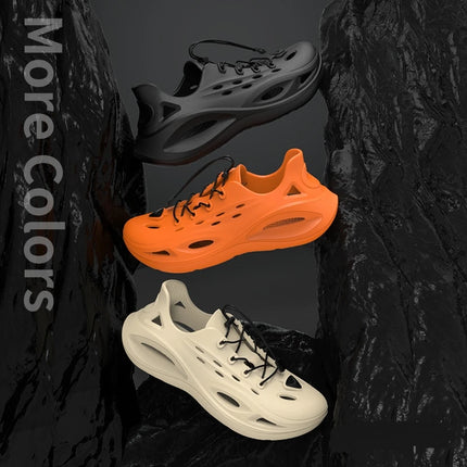 Trendy Men's Sandals Outdoor Wear Thickened Anti-slip Wear-resistant Fashion EVA Moulded Couples Clog Shoes Wholesale