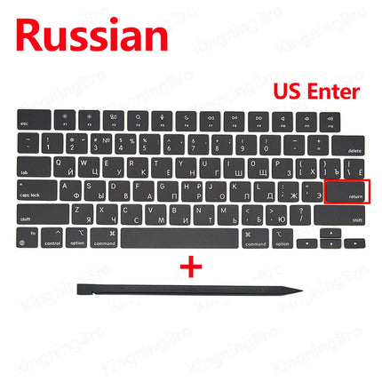 New Replacement Keyboard Keys Keycaps For Macbook Air 13" M2 A2681 Keycap Key Cap UK US RU ES FR IT DK NO DE KR PT HU 2022