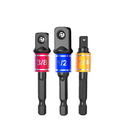 Impact Grade 105 Degree Angle Socket Adapter Power Hand Tool Part Driver Extension Set Screwdriver Holder Drill - product ima
