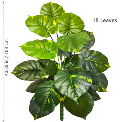 Artificial Monstera and Pothos Leaf Plant - image 12