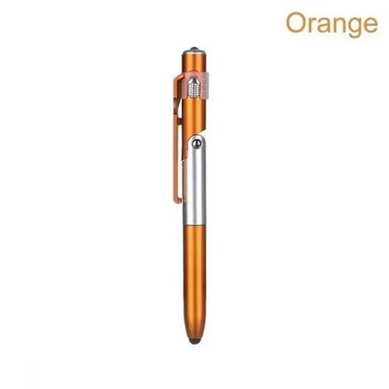 4 In 1 Multifunction Ballpoint Pen with LED Light Fold Phone Holder Night Read Writing Pencil Office School - product image f