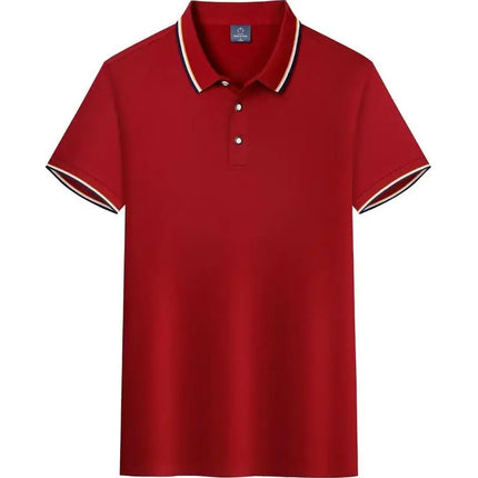2026 NEW Quick-drying Short-sleeved POLO Shirt For Outdoor Sports and Fitness Breathable and Cool Mesh Lapel Top