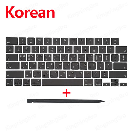 New Replacement Keyboard Keys Keycaps For Macbook Air 13" M2 A2681 Keycap Key Cap UK US RU ES FR IT DK NO DE KR PT HU 2022