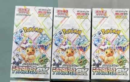Genuine Poket Monster Trading Card Game Sv8a Terastal Festival Ex Japanese Version Sealed Collectible Card Trend Birthday Gifts
