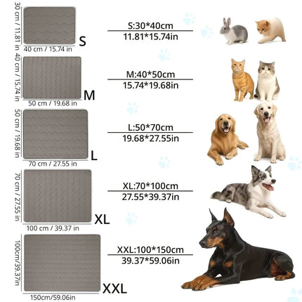 KEMORELA Dog Cooling Mat Washable Reusable Durable Easyto Clean Suitable All Seasons For Dogs Cats Summer Pet Supplies