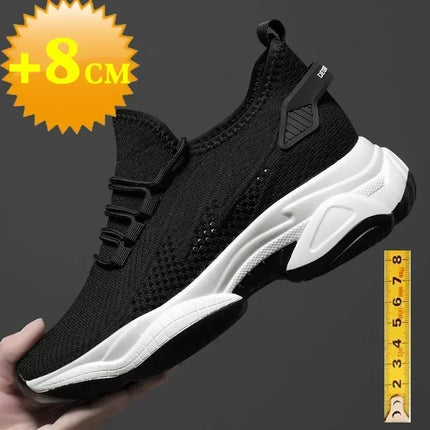 Increasing Men Sneakers Casual Heightening Shoes 8cm Height Increase Shoes for Summer Breathable 6cm - product image 4