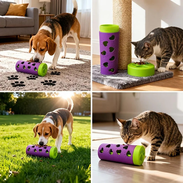 Interactive Detachable Pet Slow Feeder Treat Dispenser | Bite-Resistant Chew Toy for Dogs & Cats - product image 2
