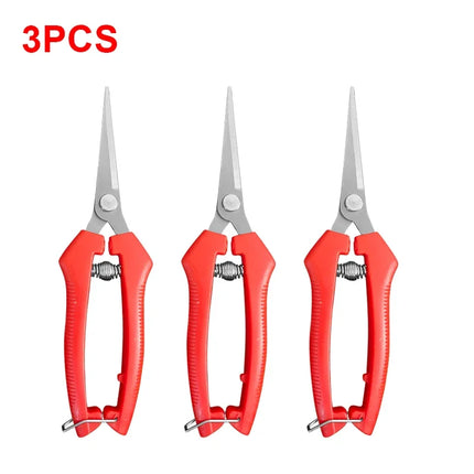 Non-slip Handle Pruning Shears Branch Grass Garden Fruit Tree Trimming Sharp Blade Scissors Knife One-handed Cutting Knife Tools