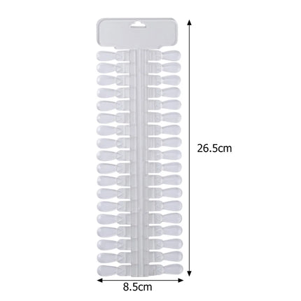 36/72/108pcs False Nail Art Tips Nail Polish Display Gel Stick Display Practice Natural Color Nail Frame Stand Tools