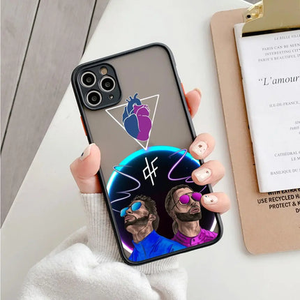 PNL QLF Rapper Singer Phone Case For iPhone 16 15 11 12 14 13 Pro Max Mini X XS XR 7 8 Plus SE Shockproof Matte Cover Fundas