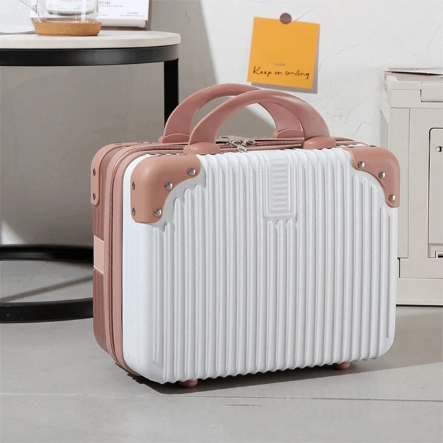 Hot Sales 14 inch Travel Suitcase Mini Hand Makeup Case Luggage Travel Cosmetic Box For Women