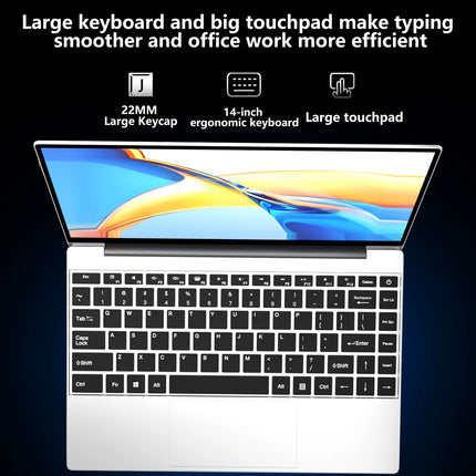 Slim Ultra 14.1 Inch Laptop Intel Pentium 4405U 2.1GHz 2C4T 16GB DDR4 2TB SSD 1920x1080 Gaming Office Study PC Ultra Pro