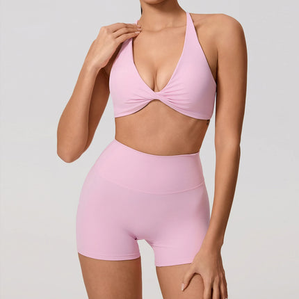 Summer 2PCS Yoga Suit Sports Set Women Quick-Dry Gym Set Women Tracksuit Running Workout Long Sleeve Sports Shirt Yoga Clothing