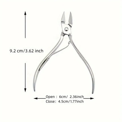 Durable Stainless Steel Cuticle Nipper for Manicure and Pedicure Cuticle Clippers Trimmer Dead Skin Remover Pedicure Stainless