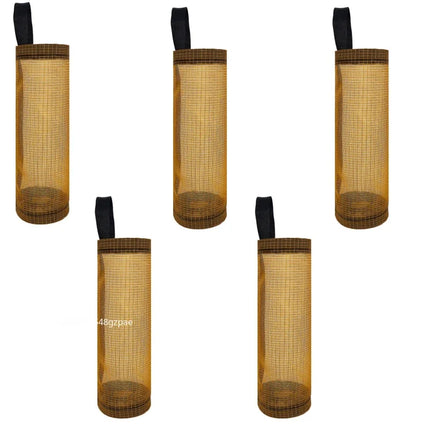 1-5PCS Kitchen Garbage Bag Storage Grocery Bag Holder Wall Mount Plastic Bag Holder Dispenser Hanging Storage Garbage Organizer