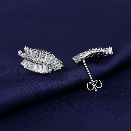 High-quality 925 Sterling Silver Crystal Fashion Circle Hoop Earrings for Woman Wedding Party Gift Street Versatile Jewelry
