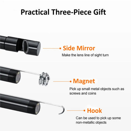 7.0MM TYPE-C Endoscope Camera IP67 Waterproof 6 LEDs Adjustable USB Android Flexible Inspection Borescope Cameras - product i
