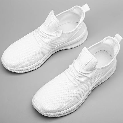 Men Walking Shoes Fashion Lightweight Outdoor Breathable Sports Flat Mesh Comfortable Casual Tennis Shoes for Men