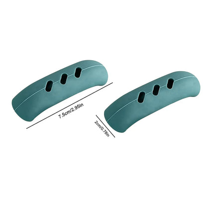 2Pcs Silicone Pan Handle Cover Heat Insulation Assist Handle Holder Grip Sleeve Kitchen Gadgets - product image from BSM MART
