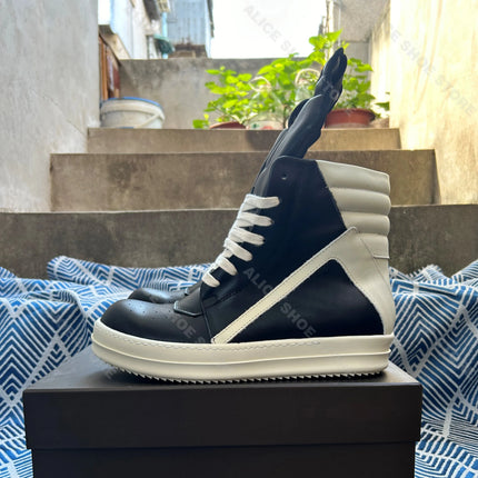 New Punk Women Ankle Boot Men Sneaker Designer Platform Lace-up&Zipper Shoe Black Gothic Geobasket Luxury Rock Flat Footwear
