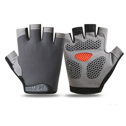 Weightlifti Gym Gloves Fitness Training Fingerless Women Men Bodybuilding Exercise Sports Gloves Cycling Anti Slip Breathable